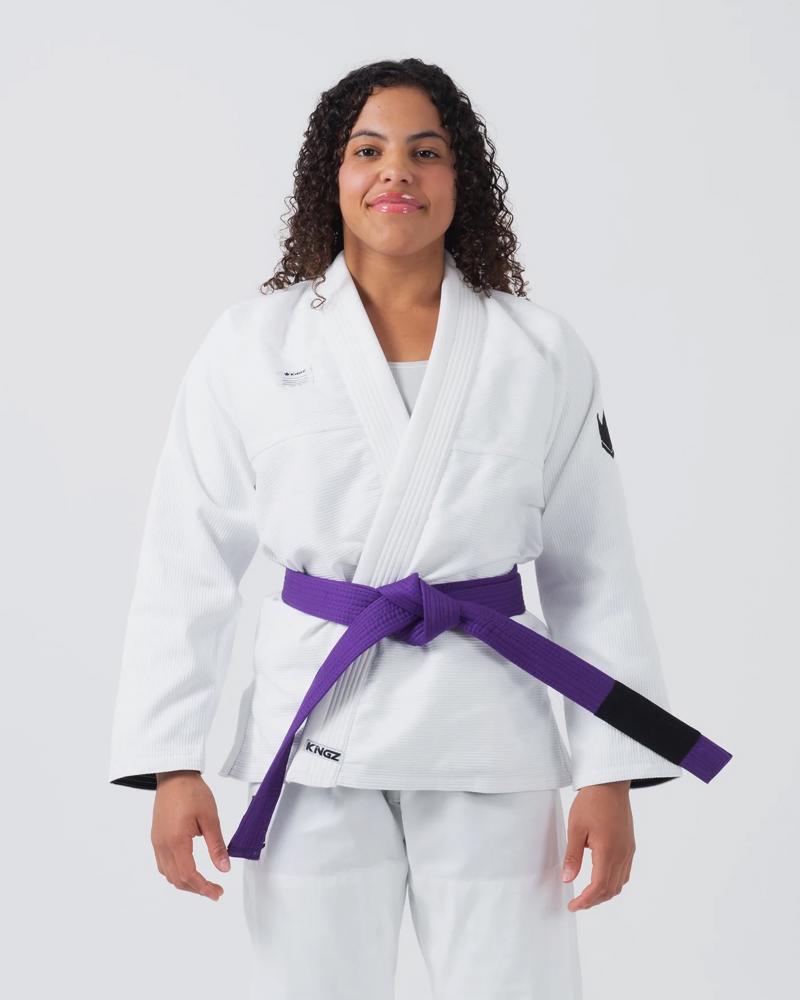 KINGZ womens kore v2 2024 edition BJJ GI - white